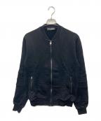 DOLCE & GABBANAドルチェ＆ガッバーナ）の古着「スウェットバイカージャケット」｜ブラック