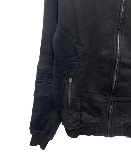 DOLCE & GABBANA（ドルチェ＆ガッバーナ）DOLCE & GABBANA (ドルチェ＆ガッバーナ) スウェットバイカージャケット ブラック サイズ:48の古着・服飾アイテム