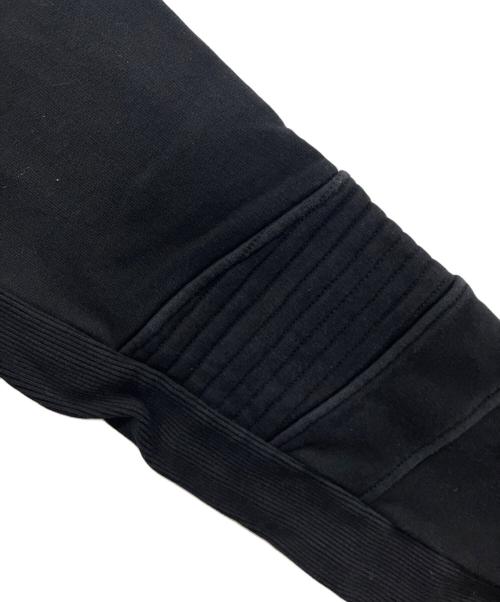 DOLCE & GABBANA（ドルチェ＆ガッバーナ）DOLCE & GABBANA (ドルチェ＆ガッバーナ) スウェットバイカージャケット ブラック サイズ:48の古着・服飾アイテム