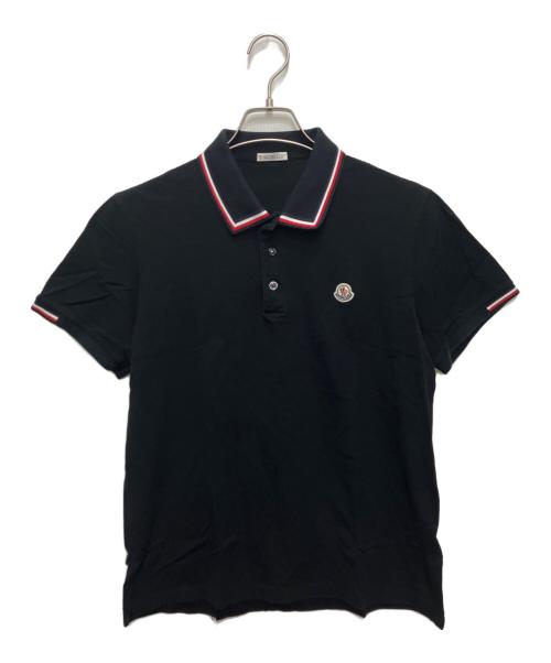 MONCLER（モンクレール）MONCLER (モンクレール) MAGLIA POLO ブラック サイズ:Lの古着・服飾アイテム