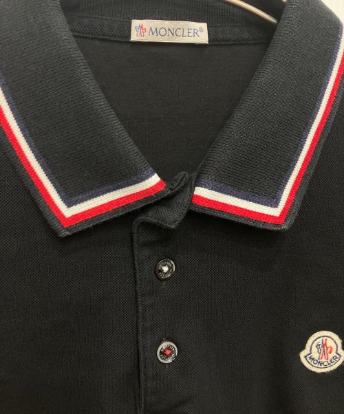 MONCLER（モンクレール）MONCLER (モンクレール) MAGLIA POLO ブラック サイズ:Lの古着・服飾アイテム