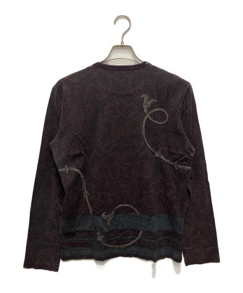 DOLCE & GABBANA（ドルチェ＆ガッバーナ）DOLCE & GABBANA (ドルチェ＆ガッバーナ) 総柄カットソー ワインレッド サイズ:50の古着・服飾アイテム