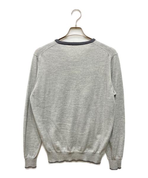PRANDI（プランディ）PRANDI (プランディ) Vネックニット グレー サイズ:XLの古着・服飾アイテム