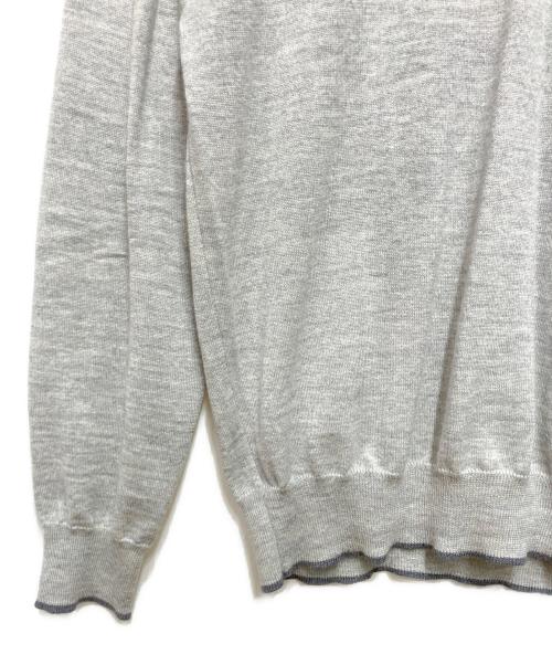 PRANDI（プランディ）PRANDI (プランディ) Vネックニット グレー サイズ:XLの古着・服飾アイテム
