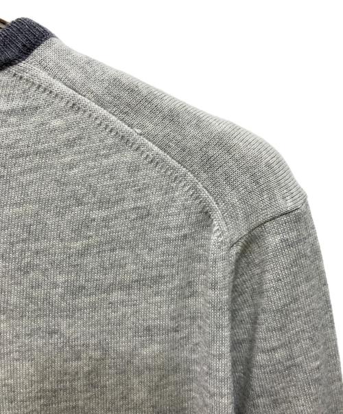 PRANDI（プランディ）PRANDI (プランディ) Vネックニット グレー サイズ:XLの古着・服飾アイテム