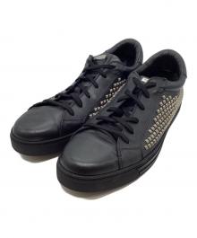 DSQUARED2（ディースクエアード）の古着「スタッズスニーカー」｜ブラック