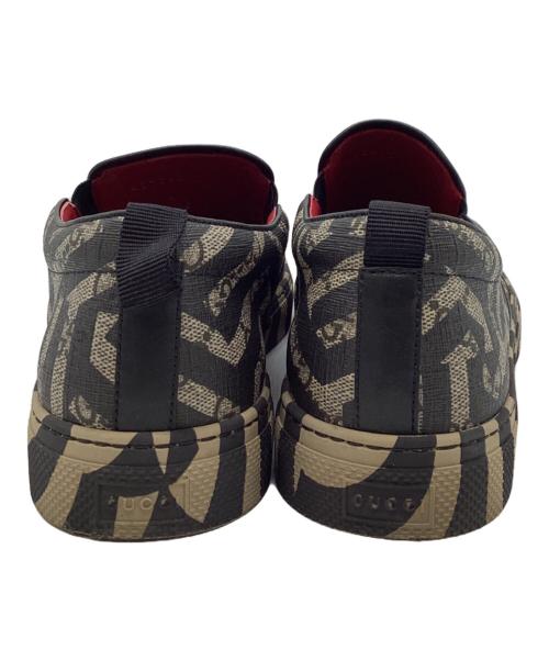 GUCCI（グッチ）GUCCI (グッチ) GGカレイドスリッポン ブラウン サイズ: 8 1/2 Gの古着・服飾アイテム