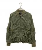 Hysteric Glamourヒステリックグラマー）の古着「フリルリブJK」｜グリーン