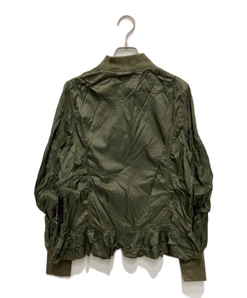 Hysteric Glamour（ヒステリックグラマー）Hysteric Glamour (ヒステリックグラマー) フリルリブJK グリーン サイズ:Mの古着・服飾アイテム