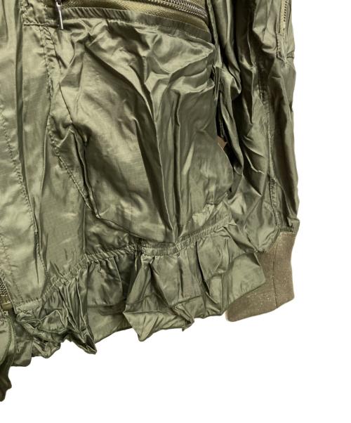 Hysteric Glamour（ヒステリックグラマー）Hysteric Glamour (ヒステリックグラマー) フリルリブJK グリーン サイズ:Mの古着・服飾アイテム