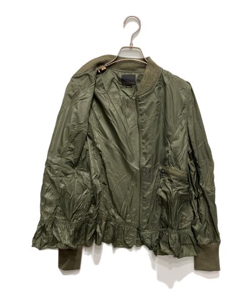 Hysteric Glamour（ヒステリックグラマー）Hysteric Glamour (ヒステリックグラマー) フリルリブJK グリーン サイズ:Mの古着・服飾アイテム