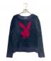 Hysteric Glamour（ヒステリックグラマー）の古着「コラボボアスウェット」｜ネイビー