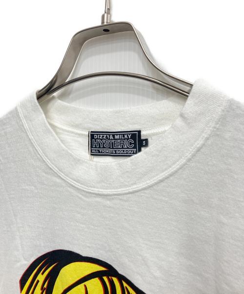 Hysteric Glamour（ヒステリックグラマー）Hysteric Glamour (ヒステリックグラマー) HYSTERIC FREAKY Tシャツ ホワイト サイズ:Sの古着・服飾アイテム