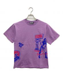 Hysteric Glamour（ヒステリックグラマー）の古着「Tシャツ」｜パープル