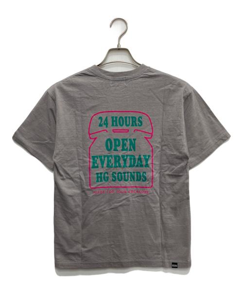 Hysteric Glamour（ヒステリックグラマー）Hysteric Glamour (ヒステリックグラマー) SOUNDWAVE Tシャツ グレー サイズ:Sの古着・服飾アイテム