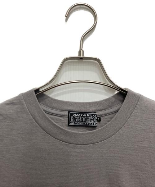 Hysteric Glamour（ヒステリックグラマー）Hysteric Glamour (ヒステリックグラマー) SOUNDWAVE Tシャツ グレー サイズ:Sの古着・服飾アイテム