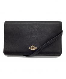 COACH（コーチ）の古着「ウォレットバッグ」｜ブラック