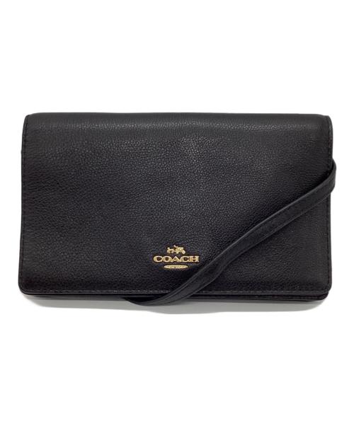COACH（コーチ）COACH (コーチ) ウォレットバッグ ブラックの古着・服飾アイテム
