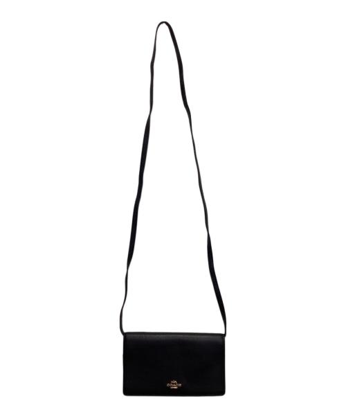 COACH（コーチ）COACH (コーチ) ウォレットバッグ ブラックの古着・服飾アイテム