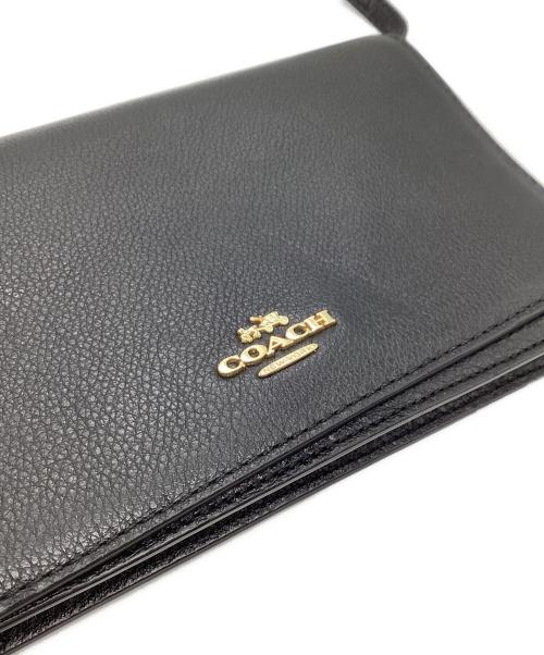 COACH（コーチ）COACH (コーチ) ウォレットバッグ ブラックの古着・服飾アイテム
