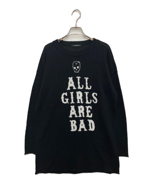 hysterics（ヒステリックス）hysterics (ヒステリックス) NIAGARA/AGAB編込 プルオーバー ブラック サイズ:freeの古着・服飾アイテム