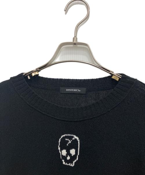hysterics（ヒステリックス）hysterics (ヒステリックス) NIAGARA/AGAB編込 プルオーバー ブラック サイズ:freeの古着・服飾アイテム