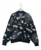 Hysteric Glamourヒステリックグラマー）の古着「GOAST総柄ジャカードブルゾン」｜ブラック