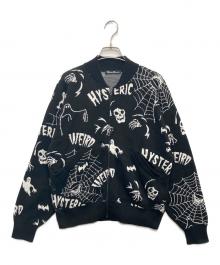 Hysteric Glamour（ヒステリックグラマー）の古着「GOAST総柄ジャカードブルゾン」｜ブラック