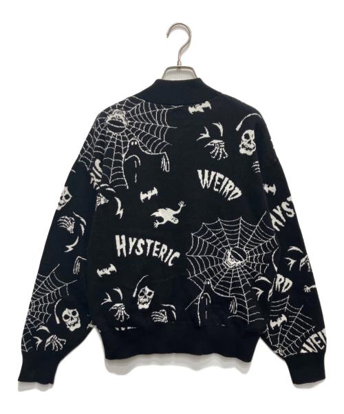 Hysteric Glamour（ヒステリックグラマー）Hysteric Glamour (ヒステリックグラマー) GOAST総柄ジャカードブルゾン ブラック サイズ:freeの古着・服飾アイテム