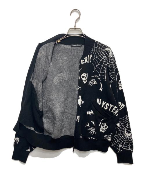 Hysteric Glamour（ヒステリックグラマー）Hysteric Glamour (ヒステリックグラマー) GOAST総柄ジャカードブルゾン ブラック サイズ:freeの古着・服飾アイテム