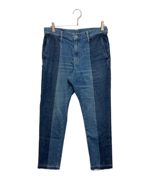 Hysteric Glamour（ヒステリックグラマー）Hysteric Glamour (ヒステリックグラマー) USED加工デニムテーパードパンツ ブルー サイズ:Mの古着・服飾アイテム