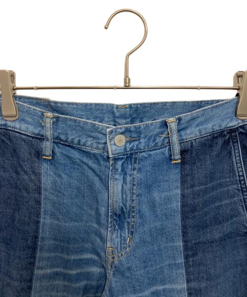 Hysteric Glamour（ヒステリックグラマー）Hysteric Glamour (ヒステリックグラマー) USED加工デニムテーパードパンツ ブルー サイズ:Mの古着・服飾アイテム