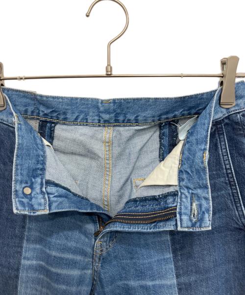 Hysteric Glamour（ヒステリックグラマー）Hysteric Glamour (ヒステリックグラマー) USED加工デニムテーパードパンツ ブルー サイズ:Mの古着・服飾アイテム