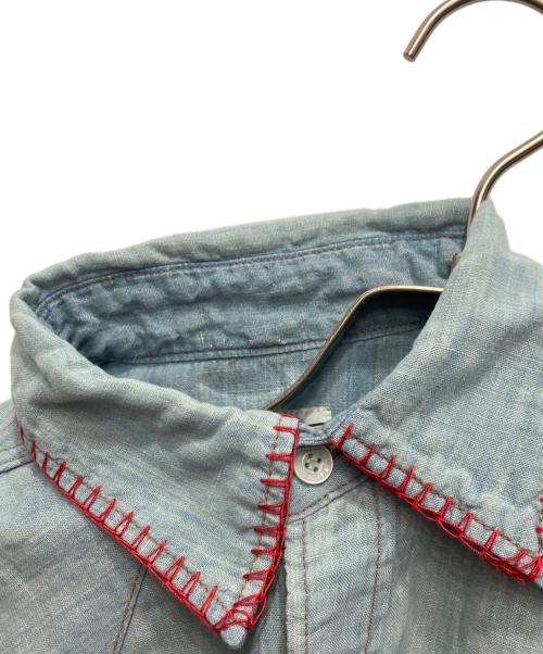 Hysteric Glamour（ヒステリックグラマー）Hysteric Glamour (ヒステリックグラマー) ウエスタンシャツ ブルー サイズ:Sの古着・服飾アイテム