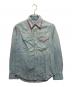 Hysteric Glamour（ヒステリックグラマー）の古着「ウエスタンシャツ」｜ブルー