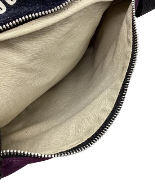 Hysteric Glamour（ヒステリックグラマー）Hysteric Glamour (ヒステリックグラマー) DENIM×NYLON ボディーバッグ ブルー×パープルの古着・服飾アイテム