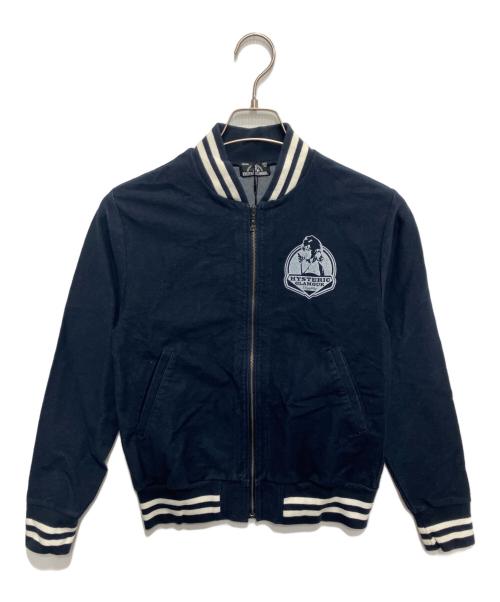 Hysteric Glamour（ヒステリックグラマー）Hysteric Glamour (ヒステリックグラマー) スウェットアワードジャケット ネイビー サイズ:FREE 未使用品の古着・服飾アイテム