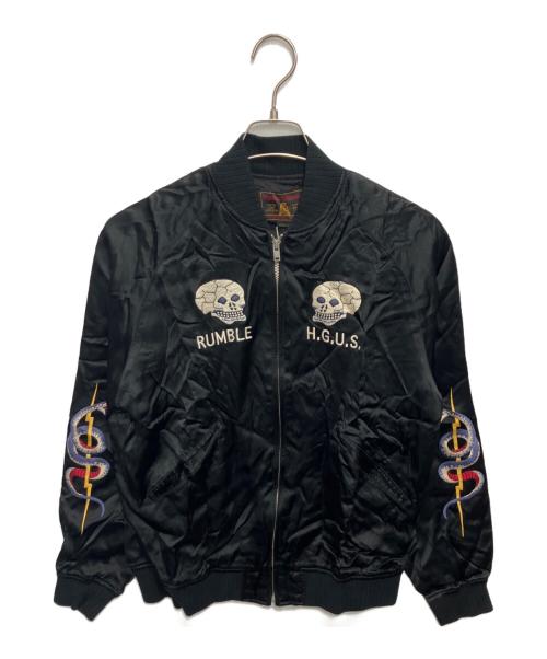 Hysteric Glamour（ヒステリックグラマー）Hysteric Glamour (ヒステリックグラマー) スカル×スネーク刺繍 スーベニアジャケット ブラック サイズ:M 未使用品の古着・服飾アイテム