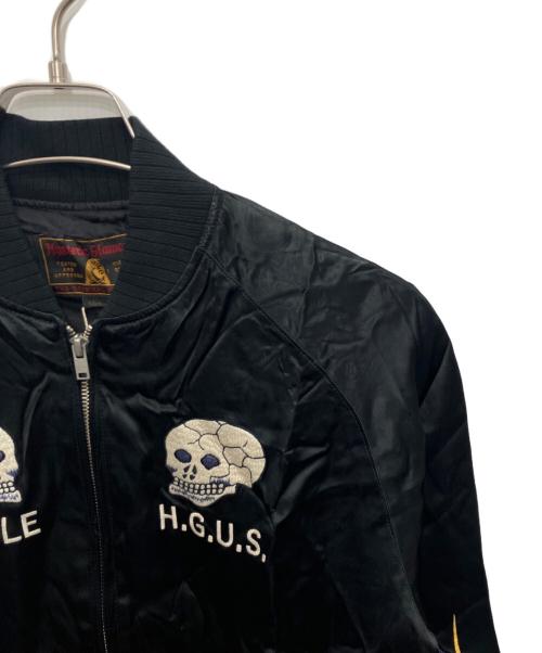 Hysteric Glamour（ヒステリックグラマー）Hysteric Glamour (ヒステリックグラマー) スカル×スネーク刺繍 スーベニアジャケット ブラック サイズ:M 未使用品の古着・服飾アイテム