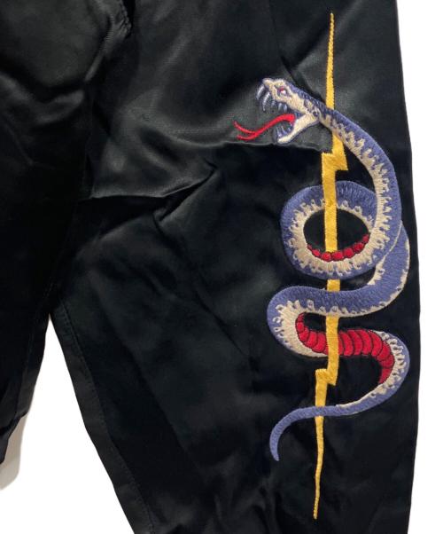 Hysteric Glamour（ヒステリックグラマー）Hysteric Glamour (ヒステリックグラマー) スカル×スネーク刺繍 スーベニアジャケット ブラック サイズ:M 未使用品の古着・服飾アイテム