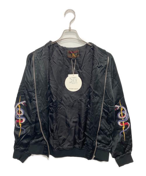 Hysteric Glamour（ヒステリックグラマー）Hysteric Glamour (ヒステリックグラマー) スカル×スネーク刺繍 スーベニアジャケット ブラック サイズ:M 未使用品の古着・服飾アイテム