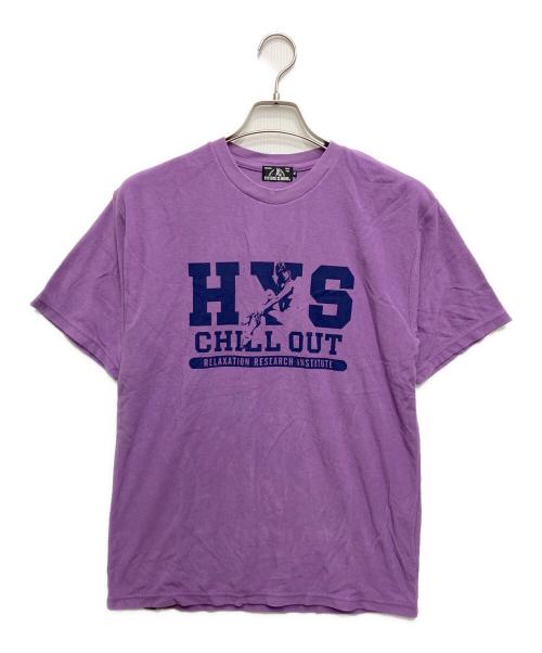 Hysteric Glamour（ヒステリックグラマー）Hysteric Glamour (ヒステリックグラマー) RELAX RESEARCH Tシャツ パープル サイズ:Mの古着・服飾アイテム