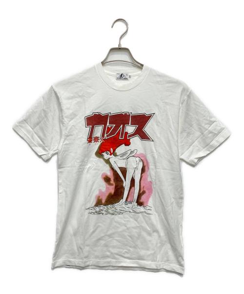 Hysteric Glamour（ヒステリックグラマー）Hysteric Glamour (ヒステリックグラマー) 未来人カオスプリントTシャツ ホワイト サイズ:Sの古着・服飾アイテム