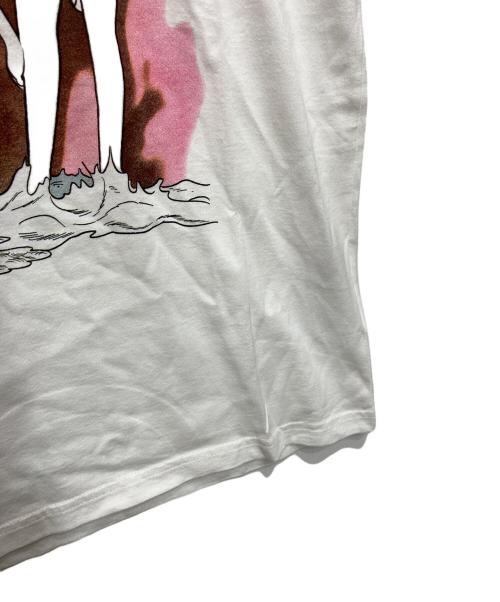 Hysteric Glamour（ヒステリックグラマー）Hysteric Glamour (ヒステリックグラマー) 未来人カオスプリントTシャツ ホワイト サイズ:Sの古着・服飾アイテム