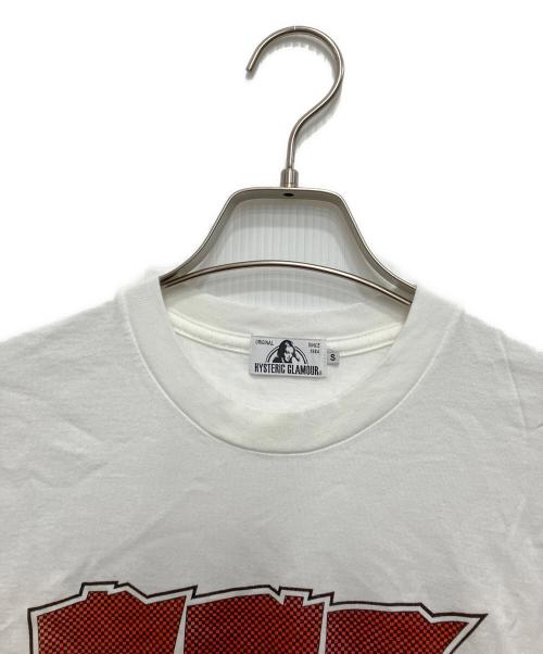 Hysteric Glamour（ヒステリックグラマー）Hysteric Glamour (ヒステリックグラマー) 未来人カオスプリントTシャツ ホワイト サイズ:Sの古着・服飾アイテム