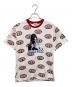 Hysteric Glamour（ヒステリックグラマー）の古着「HYS SUPERFUZZ柄 Tシャツ」｜レッド×ホワイト