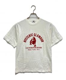 Hysteric Glamour（ヒステリックグラマー）の古着「CAT SCRATCH FEVER Tシャツ」｜ホワイト