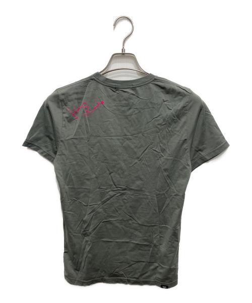 Thee Hysteric XXX（ジィ ヒステリックトリプルエックス）Thee Hysteric XXX (ジィ ヒステリックトリプルエックス) Johnny Thunders (ジョニーサンダース) JT IN COLD BLOOD Tシャツ グリーン サイズ:Sの古着・服飾アイテム