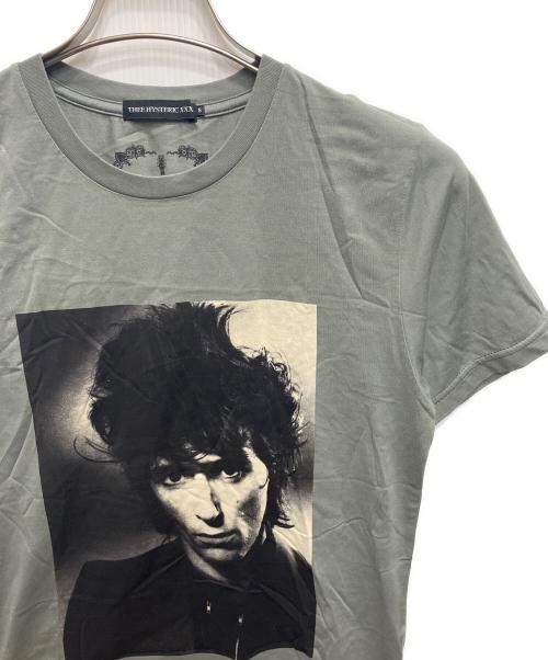 Thee Hysteric XXX（ジィ ヒステリックトリプルエックス）Thee Hysteric XXX (ジィ ヒステリックトリプルエックス) Johnny Thunders (ジョニーサンダース) JT IN COLD BLOOD Tシャツ グリーン サイズ:Sの古着・服飾アイテム