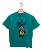 Hysteric Glamourヒステリックグラマー）の古着「SONIC YOUTH/HUG ME I’M DIRTY Tシャツ」｜グリーン